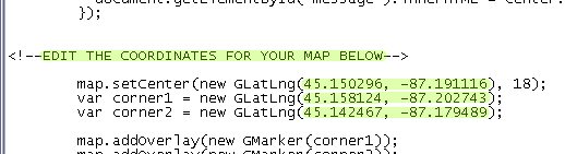 Edit Coordinates in Notepad